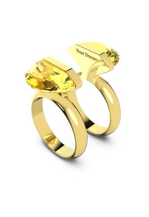 Anillo Lucent, Magnetic, Amarillo, Baño Tono Oro