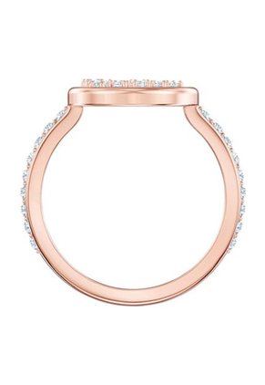 Anillo Con Motivo North, Blanco, Baño En Tono Oro Rosa 5509666