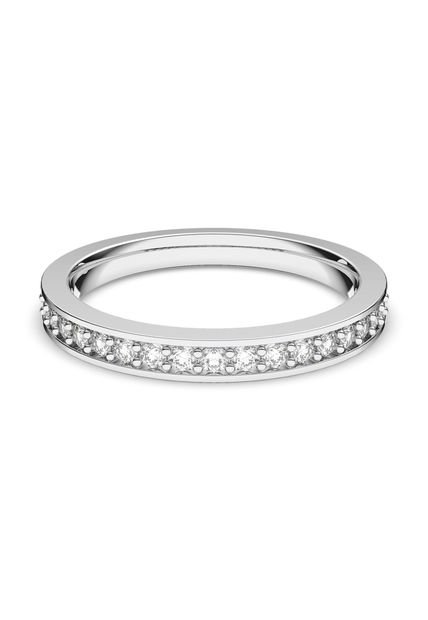 Anillo Rare, Blanco, Baño De Rodio