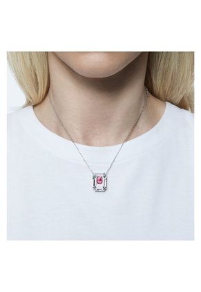 Collar Chroma, Rosa, Baño De Rodio