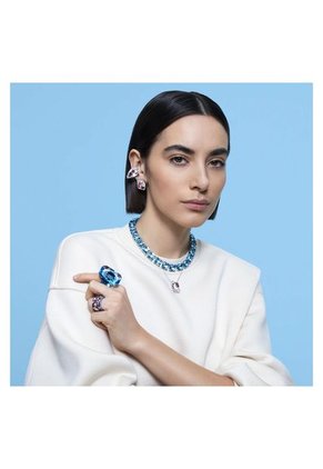 Collar Chroma, Rosa, Baño De Rodio