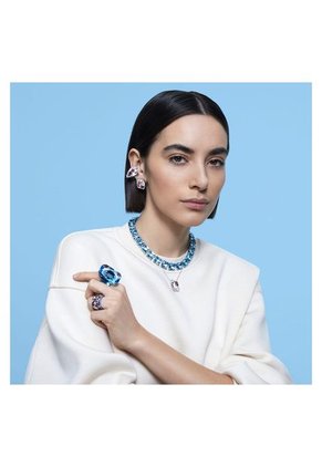 Collar Chroma, Rosa, Baño De Rodio