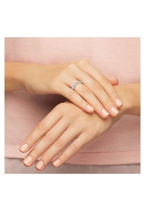 Anillo Rare, Blanco, Baño De Rodio