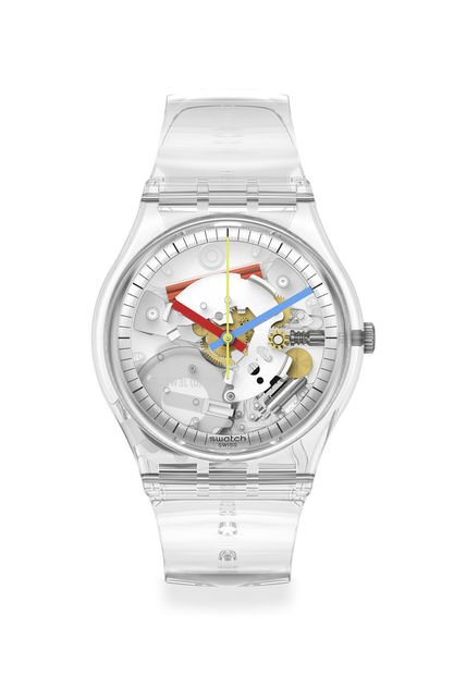 Relojes Swatch CLEARLY GENT SO28K100-S06 Unisex Transparente