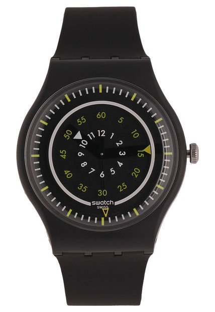Reloj Negro-Amarillo Swatch