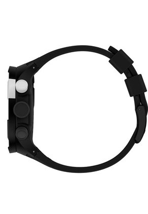 Reloj Swatch Unisex Chequered Silver. Silicona Negro SB02B404