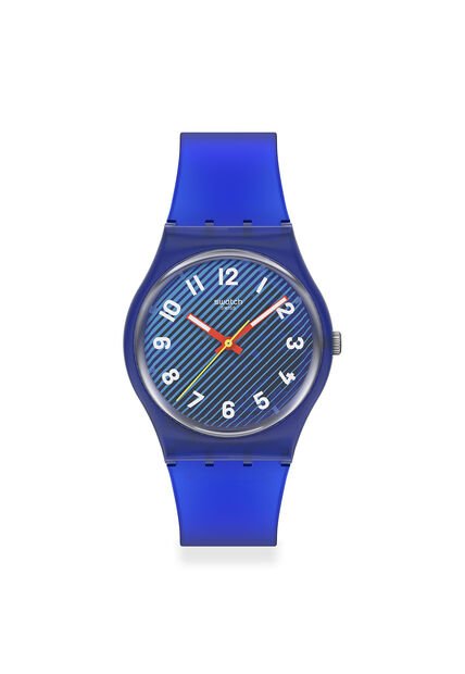 Reloj Swatch Unisex Wavelengths Of Water. Silicona Azul SO28S107
