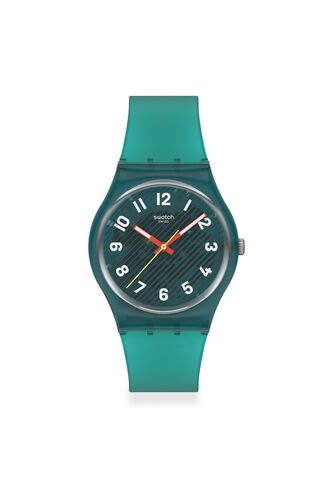 Reloj Swatch Unisex Wavelengths Of Moss. Silicona Verde SO28L100 Swatch