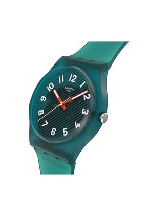 Reloj Swatch Unisex Wavelengths Of Moss. Silicona Verde SO28L100