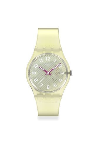 Reloj Swatch Unisex Wavelengths Of Sand. Silicona Transparente SO28J102 Swatch