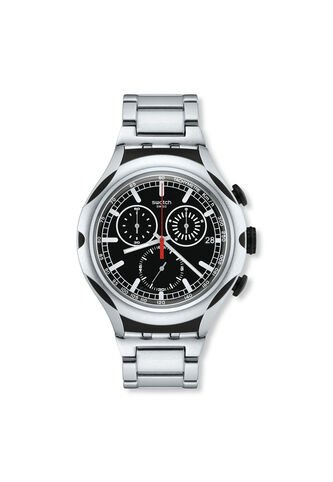 Reloj Swatch Unisex Black Energy. Acero Inoxidable Plateado YYS4000AG Swatch
