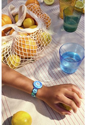 Relojes Flik Flak Niño SMILING CLOUDS. Relojes Plástico Azul ZFBNP227