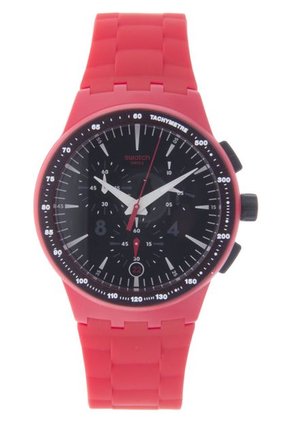 Reloj Swatch Rojo-Negro