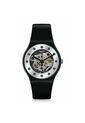 Reloj Swatch Unisex Silver Glam. Plástico Negro SO29B109 de Swatch