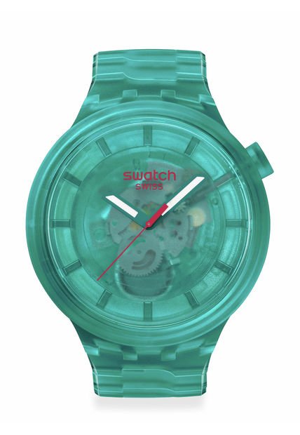 Relojes Swatch Unisex Turquoise Joy. Relojes Plástico Verde SB05L101