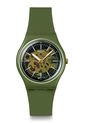 Relojes Swatch Unisex THRU THE GREENERY. Plástico Verde SO28G110 de Swatch
