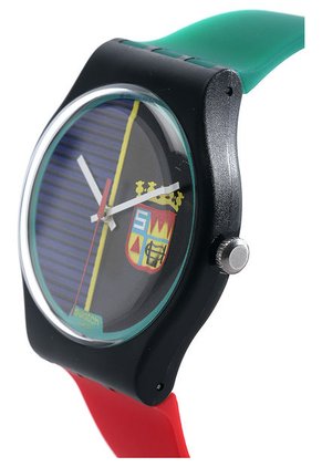 Reloj Verde-Rojo-Negro Swatch