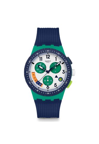 Reloj Swatch Unisex Time Flies. Silicona Azul SUSG412 Swatch