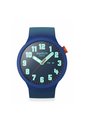 Reloj Swatch Unisex Essentially Bold. Silicona Azul SB01N700 de Swatch