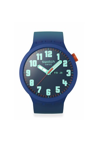 Reloj Swatch Unisex Essentially Bold. Silicona Azul SB01N700 Swatch