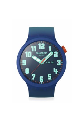 Reloj Swatch Unisex Essentially Bold. Silicona Azul SB01N700