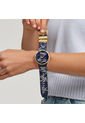 Relojes Swatch Unisex Blue And Golden Lithe Dancer. Silicona Azul SB05Z700 de Swatch