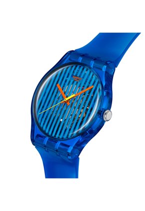 Reloj Swatch Unisex Brilliantly Blue. Silicona Azul SO29S102
