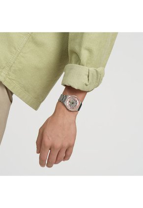 Relojes Swatch Unisex  THE ESSENCE OF SPRING. Plateado SS07S144G