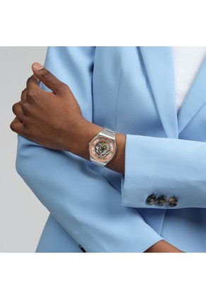 Relojes Swatch Unisex  THE ESSENCE OF SPRING. Plateado SS07S144G