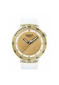 Reloj Swatch Unisex G-Turn. Silicona Transparente SB05K105 de Swatch