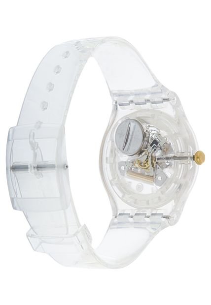 Reloj swatch mujer transparente sale