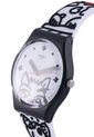 Reloj Blanco-Negro Swatch de Swatch