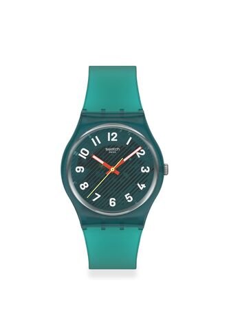 Reloj Swatch Unisex Wavelengths Of Moss. Silicona Verde SO28L100 Swatch