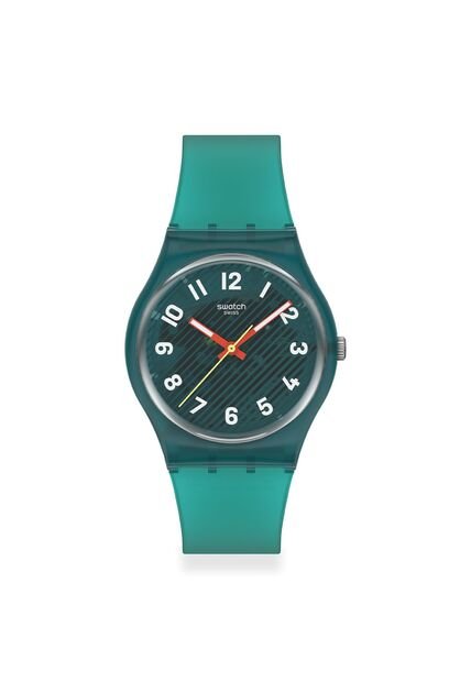 Reloj Swatch Unisex Wavelengths Of Moss. Silicona Verde SO28L100