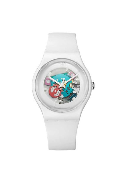 Reloj Swatch Unisex White Lacquered/SUOW100- Blanco - Compra Ahora