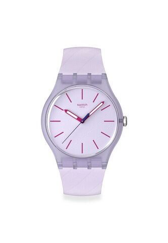 Reloj Swatch Unisex Lavendaze. Silicona Morado SO29V101 Swatch