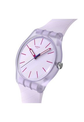 Reloj Swatch Unisex Lavendaze. Silicona Morado SO29V101