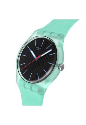 Reloj Swatch Unisex Hint Of Mint. Silicona Verde SO29L103