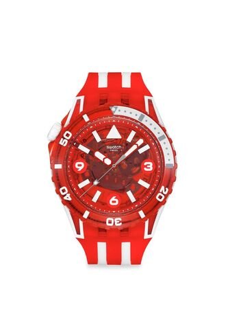 Reloj Swatch Unisex Lion's Mane. Silicona Rojo SSCU09R100 Swatch