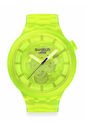 Relojes Swatch Unisex YELLOW JOY. Plástico Amarillo SB05J103 de Swatch
