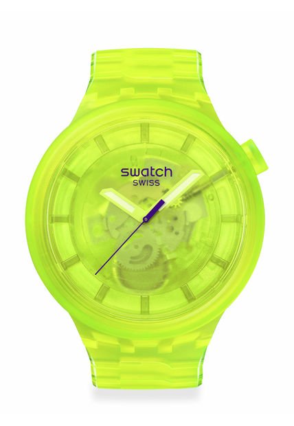 Relojes Swatch Unisex YELLOW JOY. Plástico Amarillo SB05J103