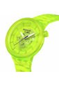 Relojes Swatch Unisex YELLOW JOY. Plástico Amarillo SB05J103 de Swatch
