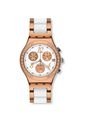 Reloj Swatch Unisex Dreamwhite Rose/YCG406G- Oro Rosa de Swatch