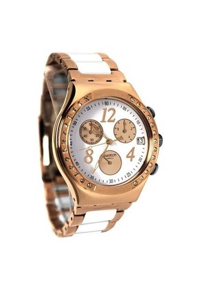 Reloj Swatch Unisex Dreamwhite Rose/YCG406G- Oro Rosa