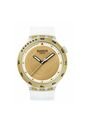 Reloj Swatch Unisex G-Turn. Silicona Transparente SB05K105 de Swatch