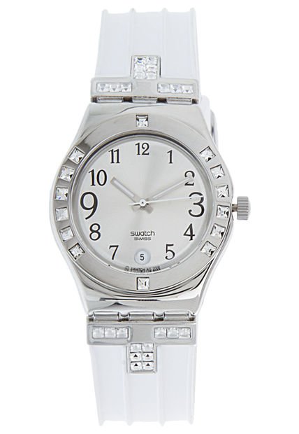 Reloj Blanco-Plateado Swatch