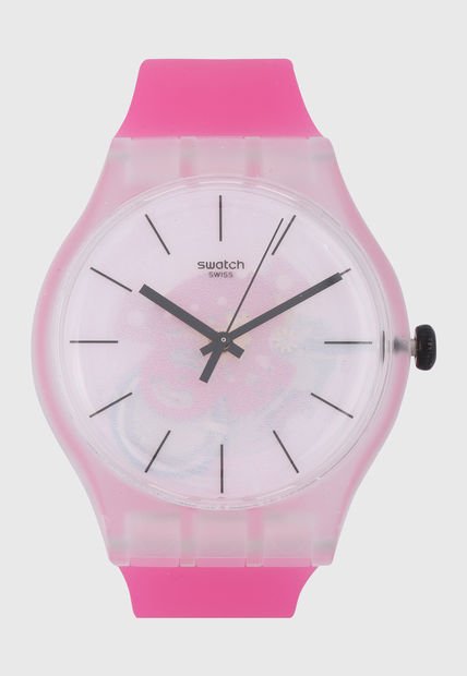 Reloj Fucsia-Trasparente  Swatch
