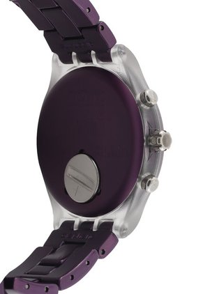 Reloj Morado-Translúcido Swatch