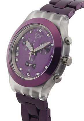Reloj Morado-Translúcido Swatch