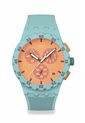 Relojes Swatch Unisex JUICY APRICOT. Silicona Verde SUSL401 de Swatch